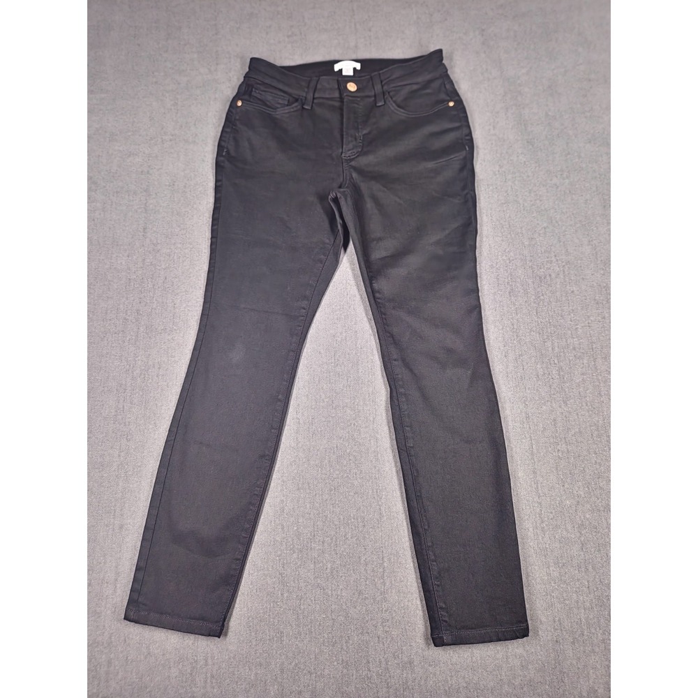 Lauren Conrad Jeans Womens Size 8 Black Mid-Rise‎ Skinny